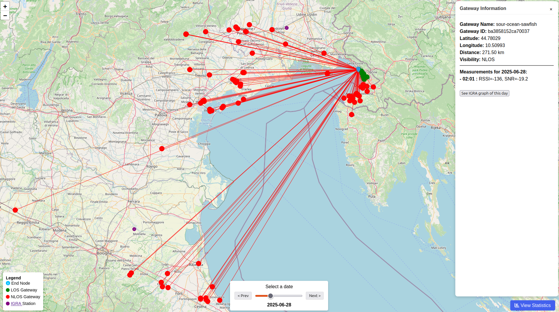 Interactive map
